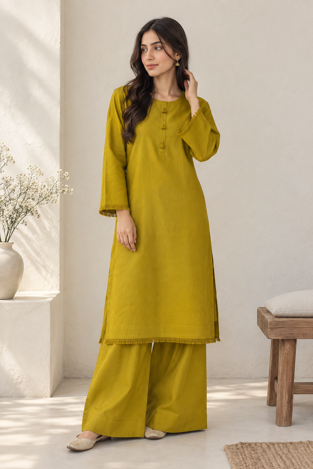 Dhanak Stiched 2-Piece Casual wear