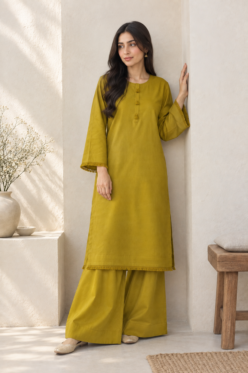 Dhanak Stiched 2-Piece Casual wear